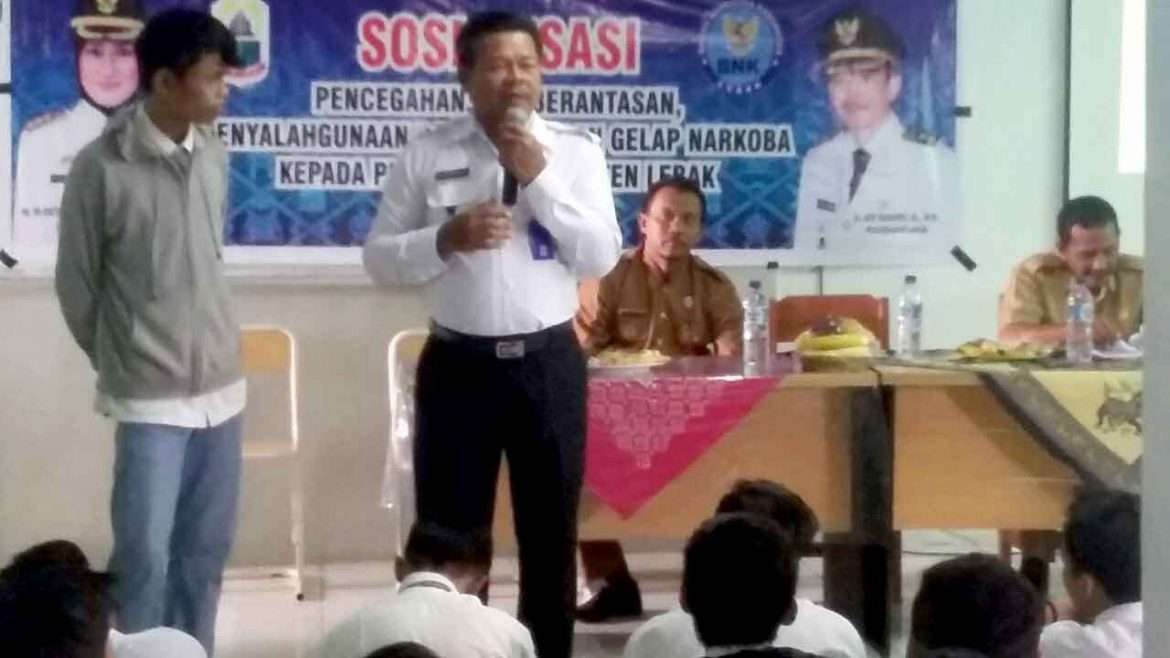 BNNP Banten Sosialisasikan Bahaya Narkoba di SMK PGRI Rangkasbitung