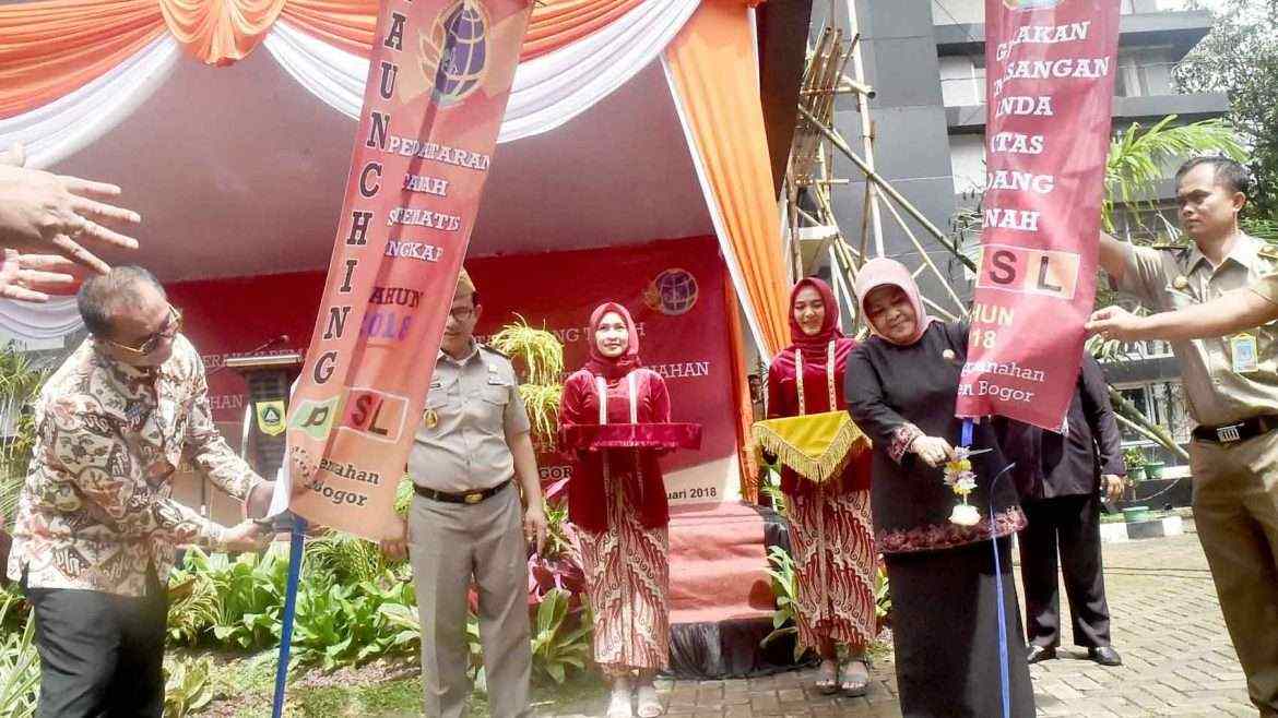 Bupati Bogor Hadiri Launching PTSL Tahun 2018