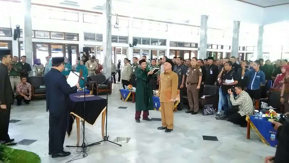 Bupati Pimpin Pelantikan Sekda Garut
