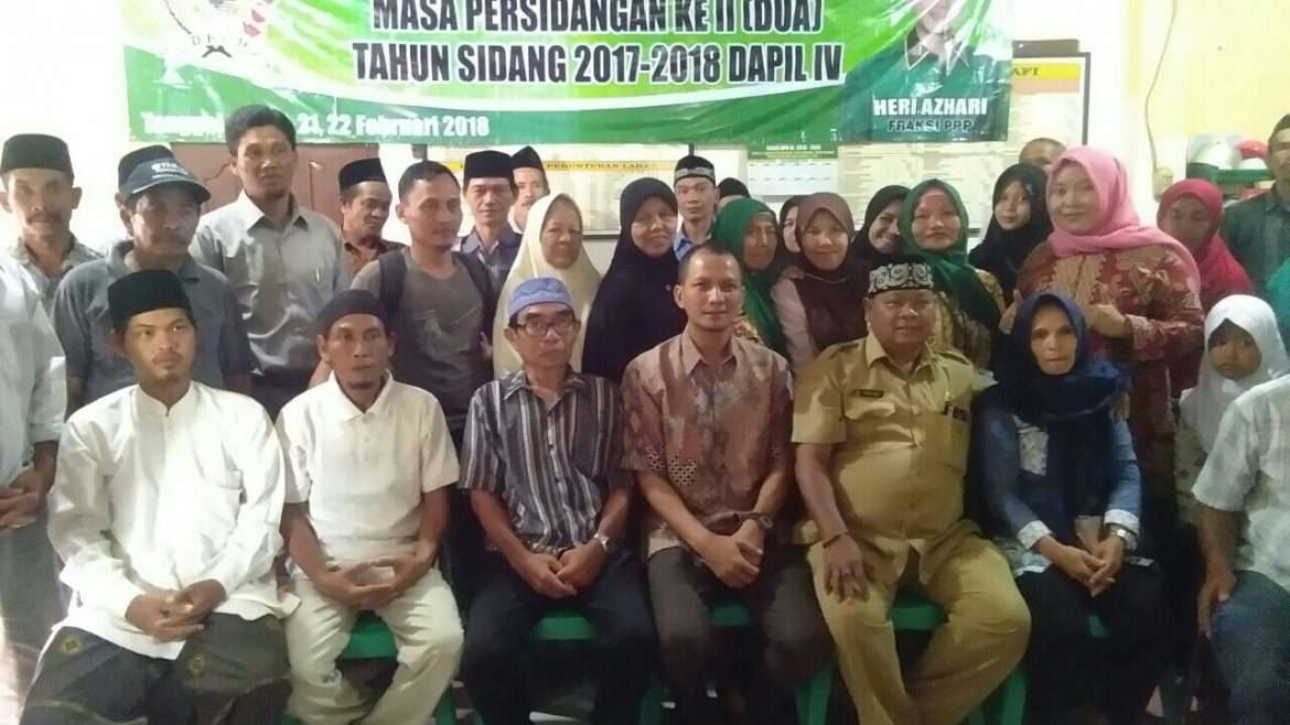 Heri Azhari Tampung Aspirasi Poktan Desa Sindang Mandi