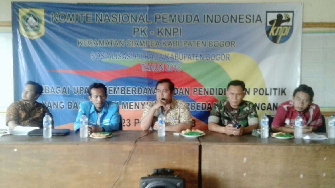 KNPI Ciampea Terus Berupaya Tingkatkan Partisipasi Pemilih Pemula