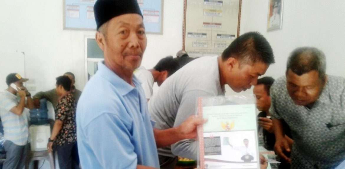 Kades Palembapang Berharap Kepada Warga PTSL Bisa di Manfaatkan Sebaik-Baiknya