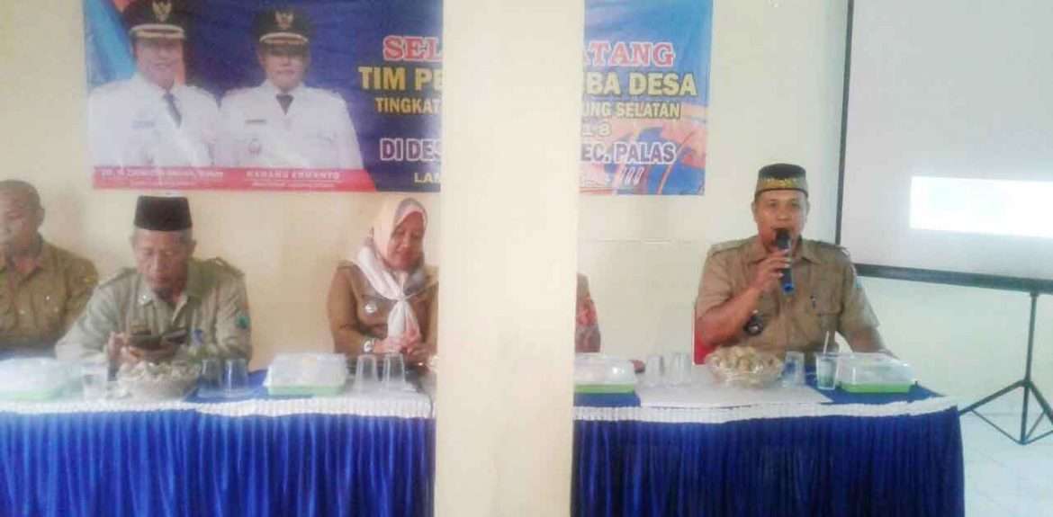 Lomba Desa Tingkat Kabupaten, Kades Bumidaya Optimis Menang