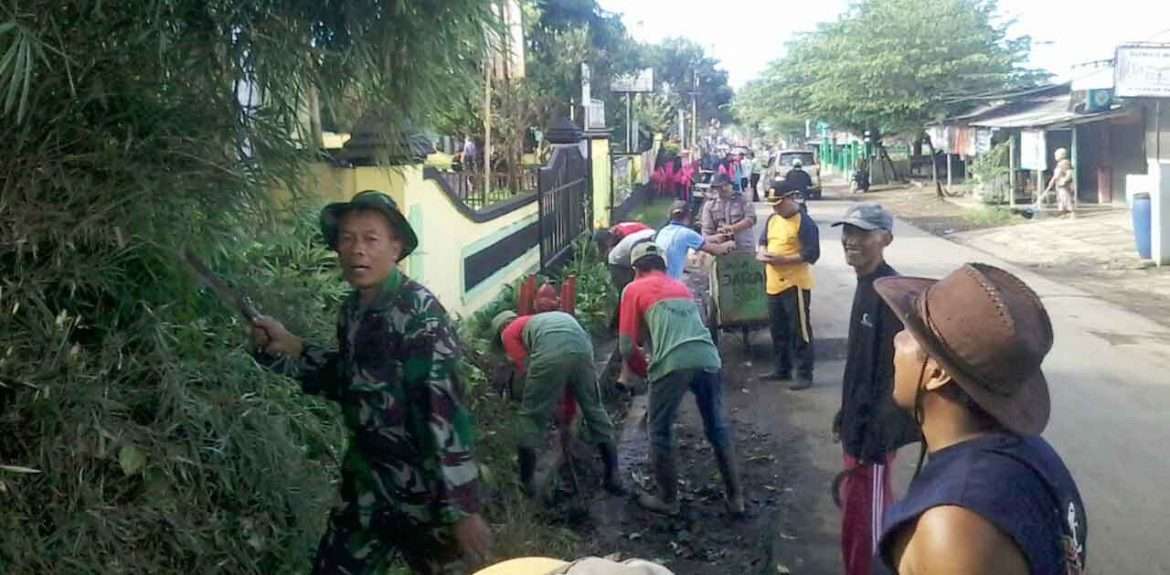 Danramil 0710 Nagrak Bersama Kapolsek Nagrak Pimpin Kegiatan Jumsih