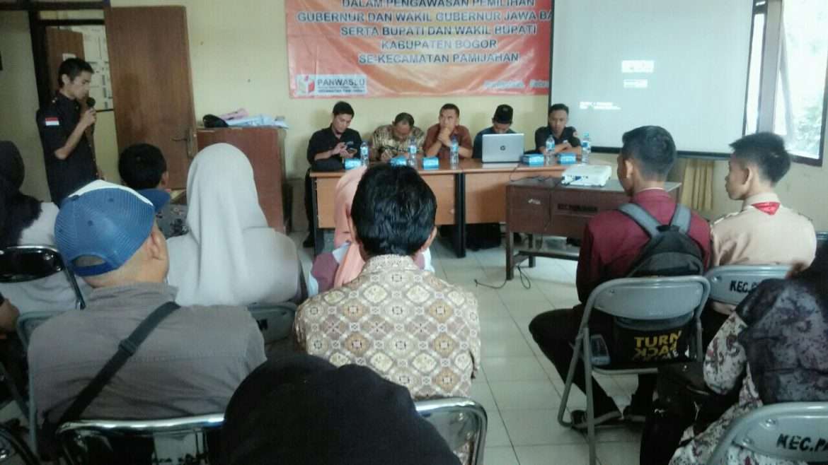 Komisioner Panwaslu Kabupaten Bogor : Melalui Generasi Muda Diharapkan Praktik Politik Uang Lambat Laun Menjadi Sirna