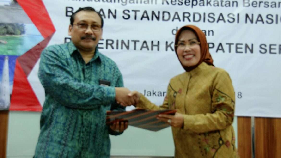Kembangkan Standarisasi dan Penilaian Lingkungan, Pemkab Serang Gandeng BSN