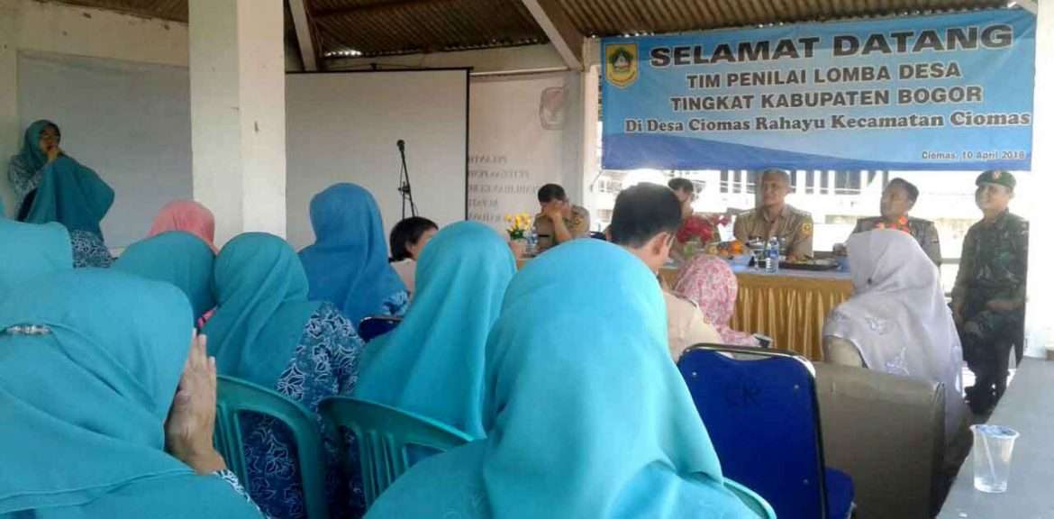 Ajang Lomba Desa, Pemdes Ciomas Rahayu Optimis Menang
