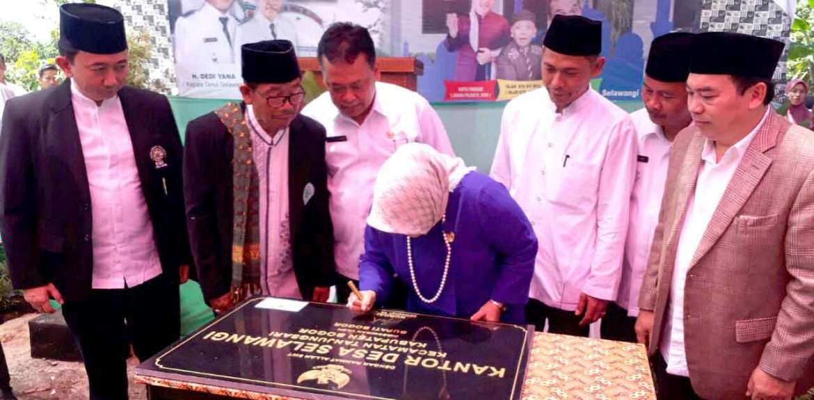 Desa Selawangi Gelar Peringatan Isra Mi’raj dan Peresmian Gedung Baru Kantor Desa