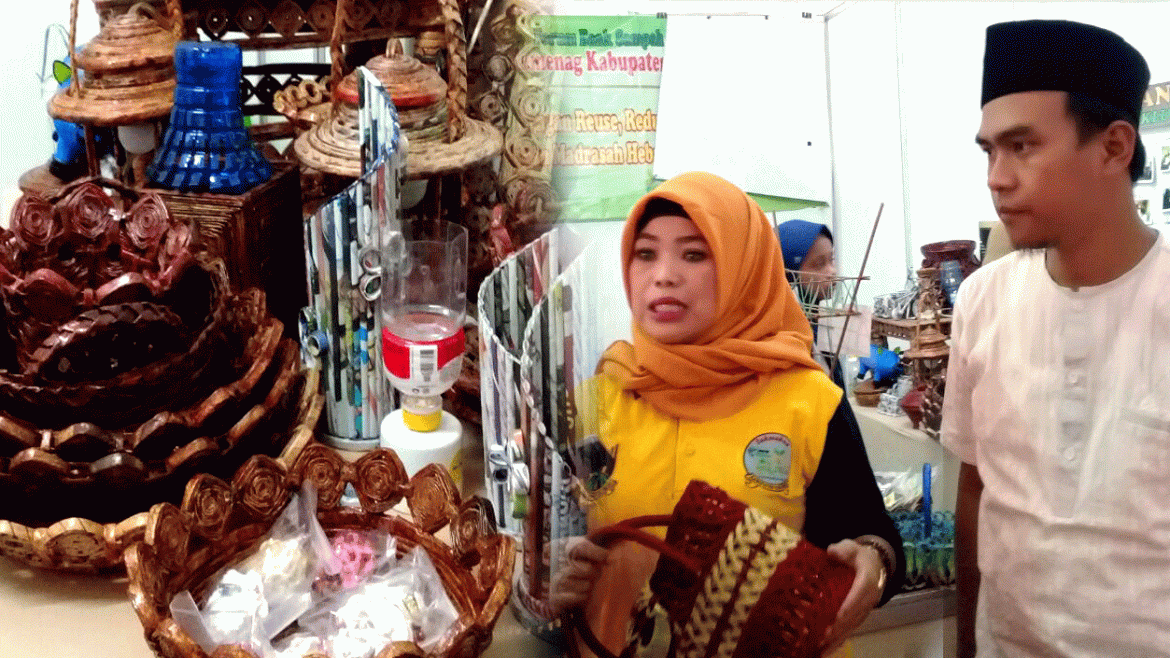 Forum Bank Sampah Madrasah, Pamerkan Produk di MTQ ke-35 Jawa Barat