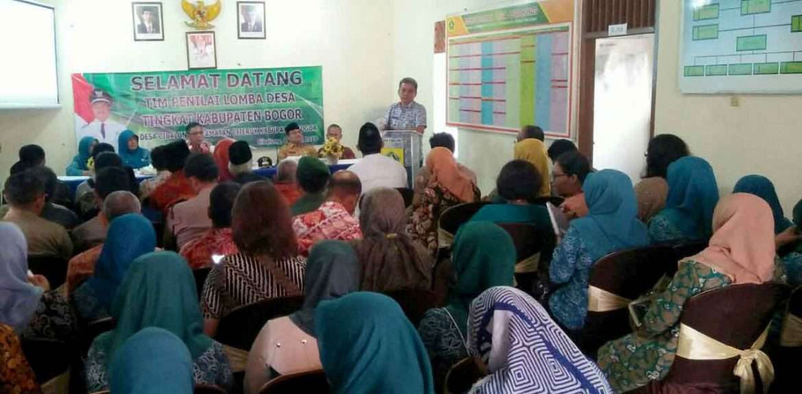 Perdes Cibalung Membuat Ketua Tim Penilai Lomba Desa Kabupaten Bogor Menangis