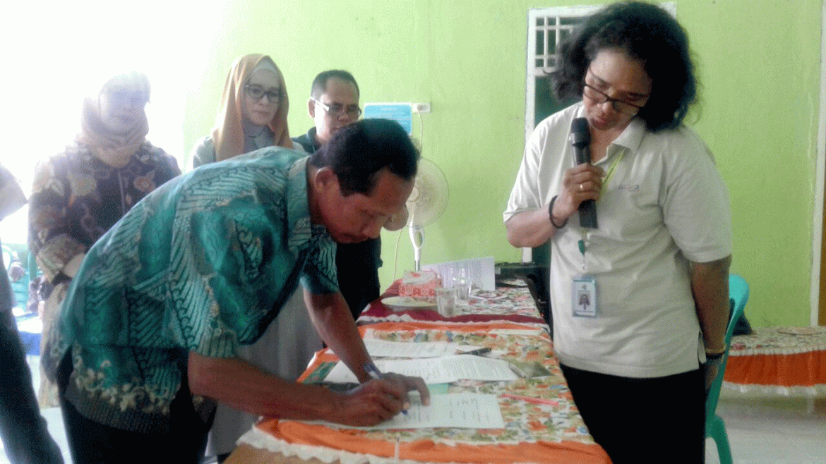Peserta Diklatpim Jakarta Sambangi Dua Desa di Lampung Selatan