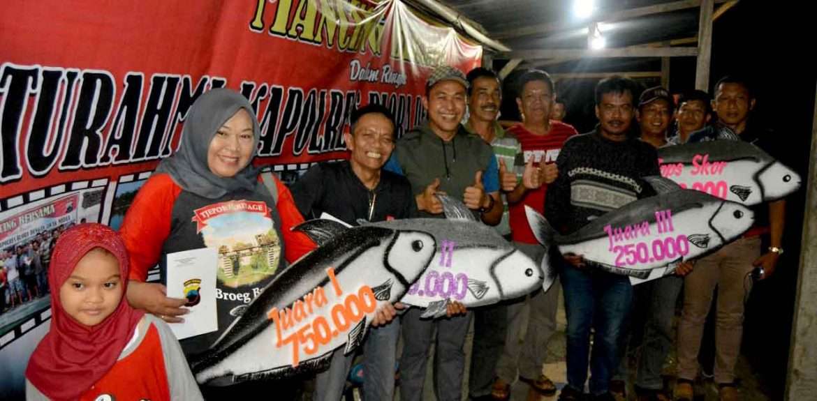 Polres Blora Gelar Silaturahmi dengan Insan Pers Melalui Mancing Bersama