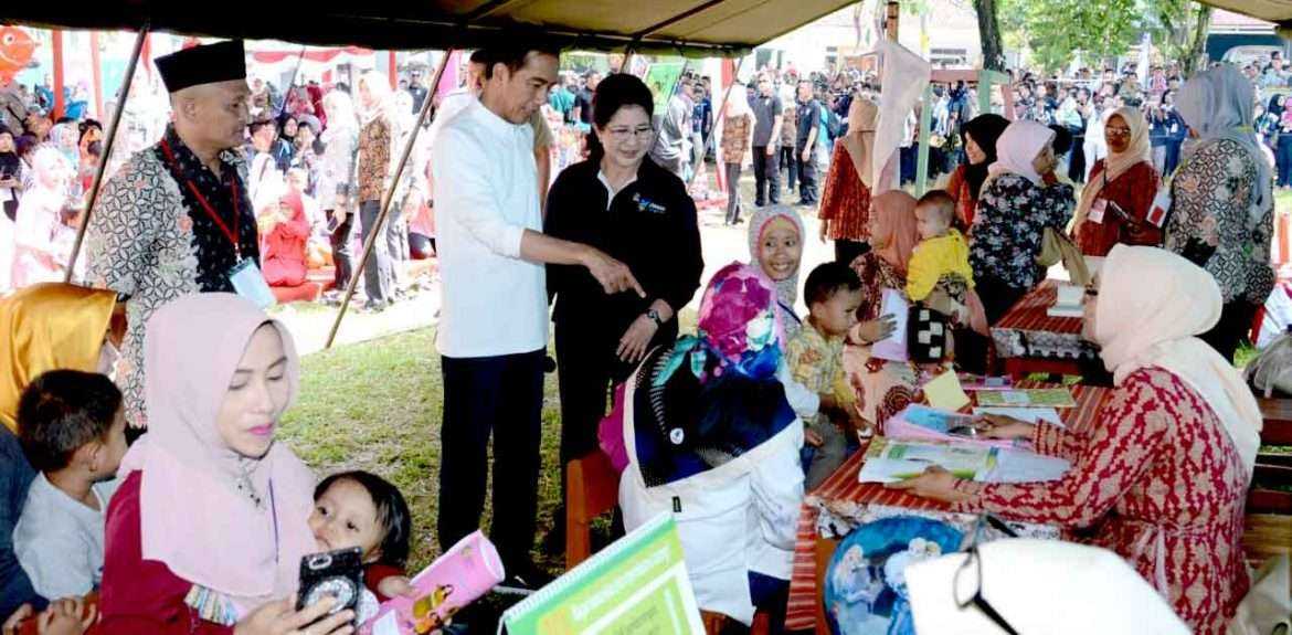 Presiden RI Sosialisasikan Pentingnya Makanan Bergizi Bagi Anak