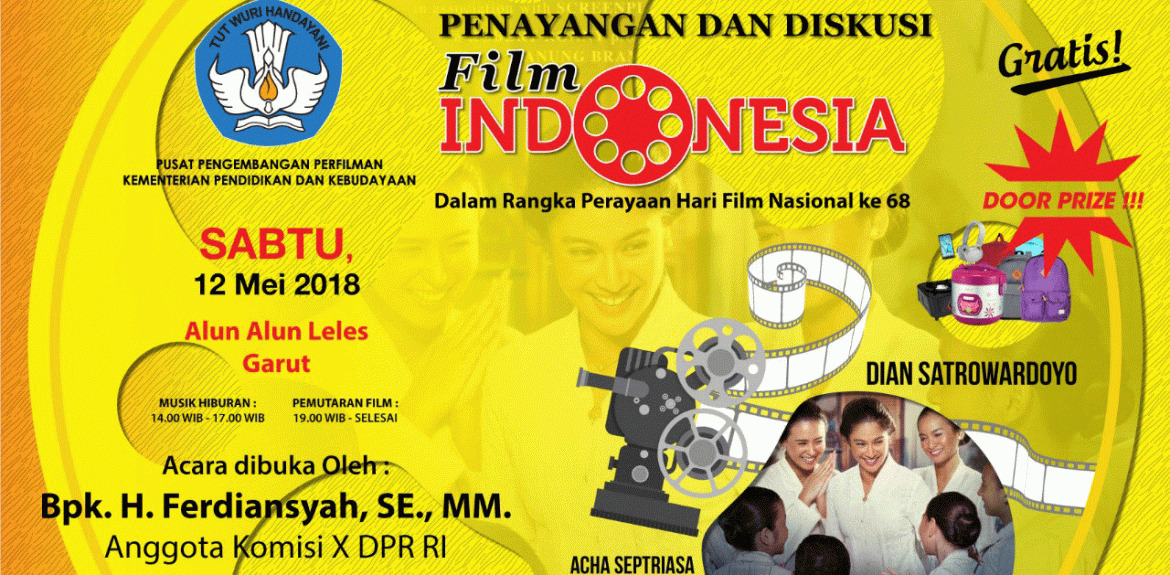 Pusbangfilm Kemdikbud RI Gelar Diskusi dan Pemutaran Film Nasional di Garut