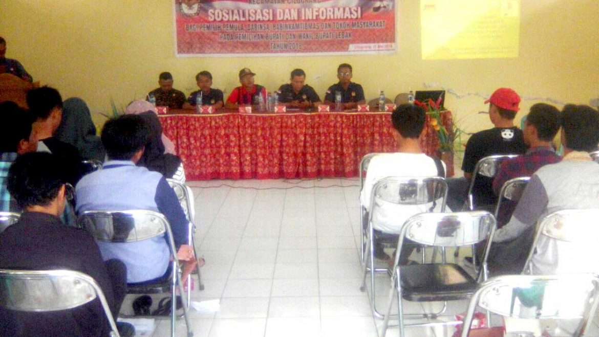 Sukseskan Pilkada Lebak, PPK Cilograng Terus Lakukan Sosialisasi Pada Masyarakat