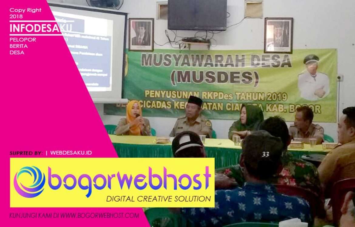 Antusias RT dan RW Ikuti Musdes di Desa Cicadas
