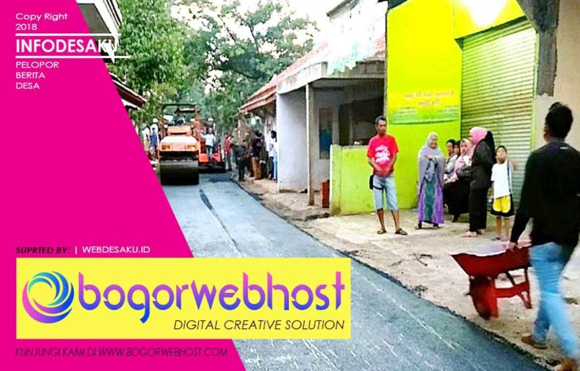 Desa Dunguswiru Benahi Jalan Perbatasan