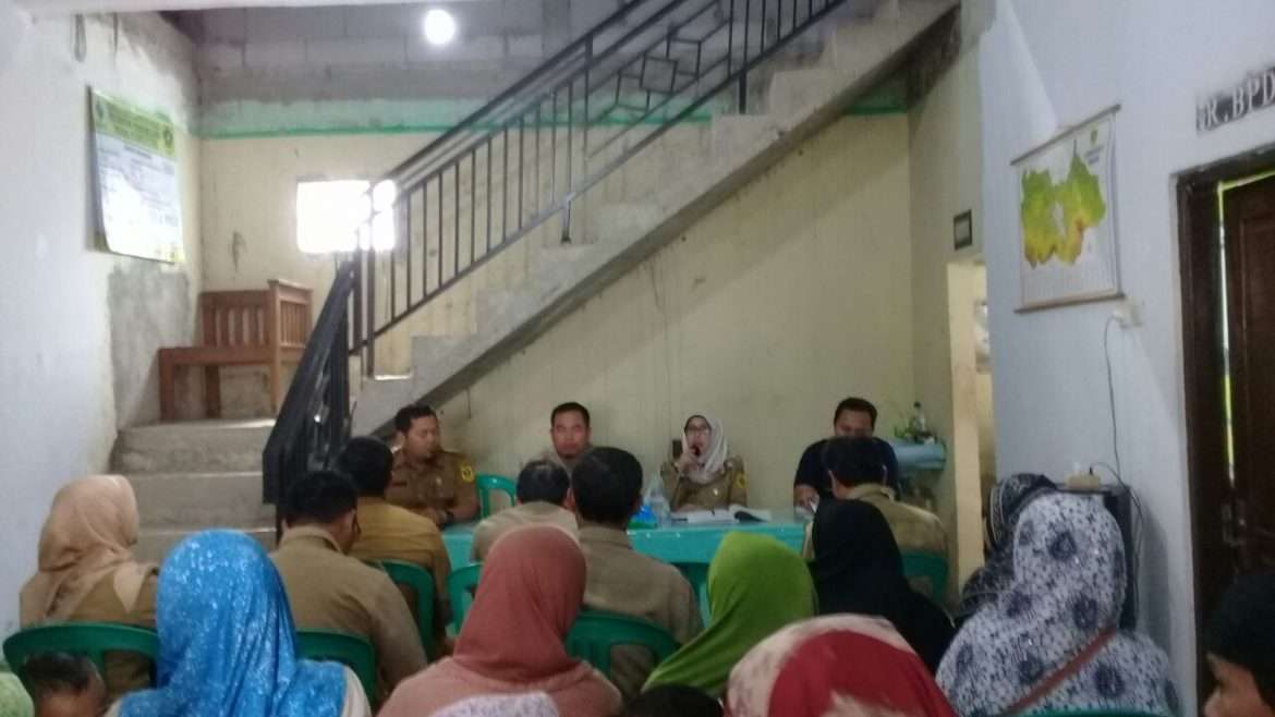 Sosialisasi Rapat Pengadaan Lahan, Kades Cijujung Harapkan Puskesmas Dapat Segera Berdiri