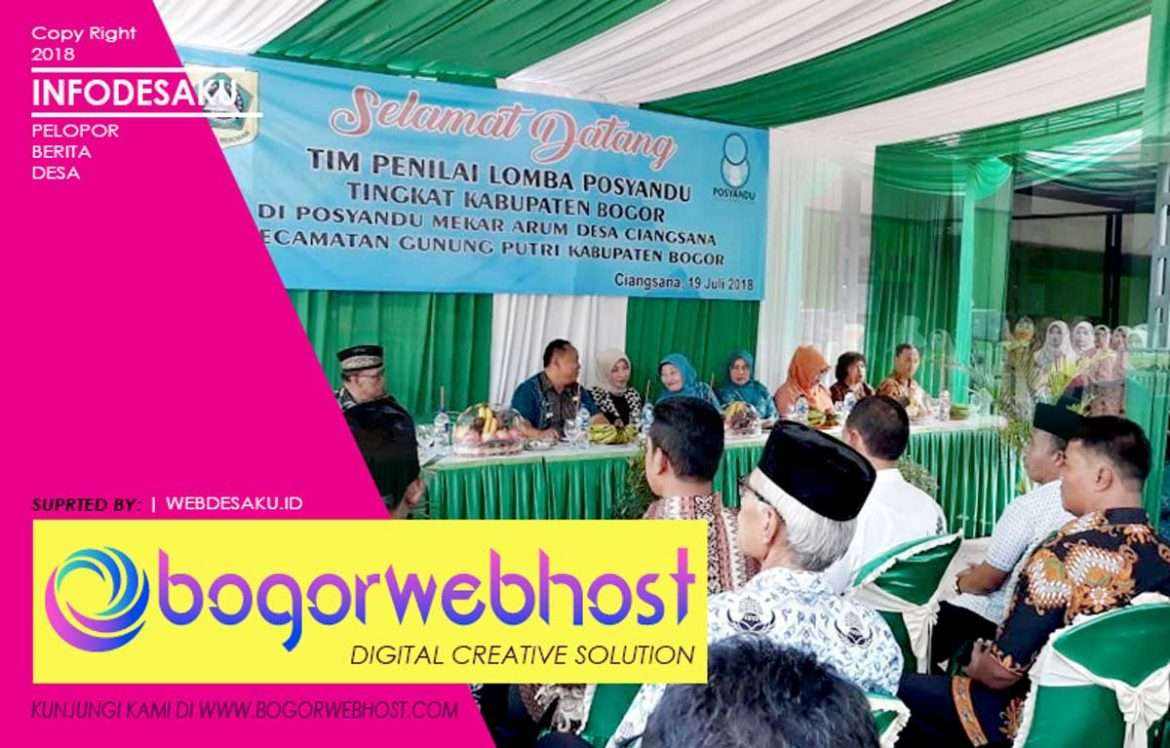 Ketua Tim Penilai Lomba Posyandu Bangga Atas Kerja sama Kades dan Camat