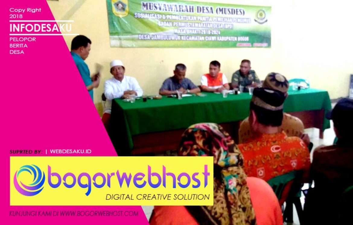 2019, Pemdes Jambuluwuk Masih Prioritaskan Infrastruktur