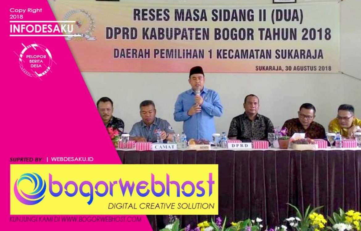 Anggota Dewan Dapil 1 Kabupaten Bogor Datangi Kecamatan Sukaraja