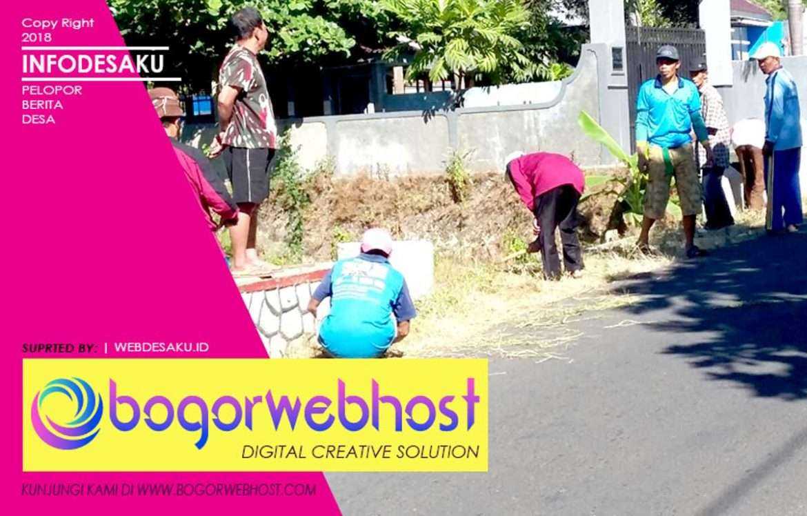Bersih-Bersih Jadi Kegiatan Rutin Pemdes Tinggar Setiap Jum’at