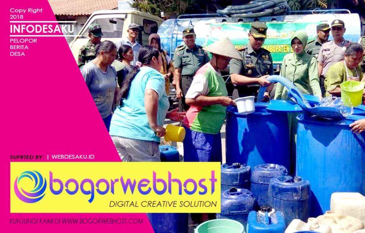 Blora Kekeringan, Dandim Blora Terjun Langsung Salurkan Air Bersih ke Wilayah