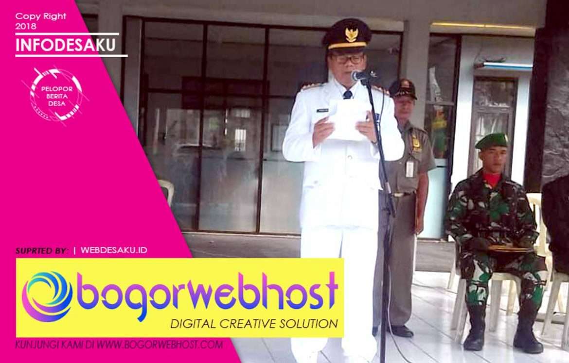 Camat Kadugede Pimpin Upacara HUT RI Ke-73