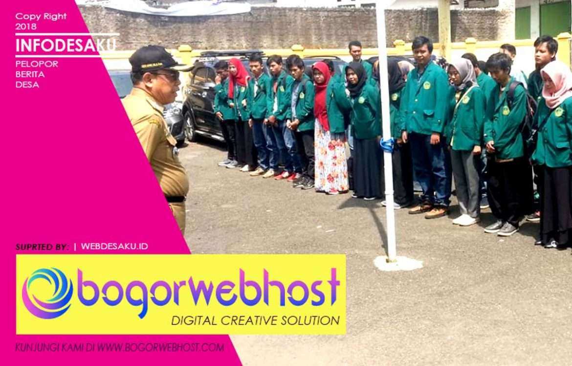 Camat Tenjolaya Sambut Baik KKN Puluhan Mahasiswa UIKA