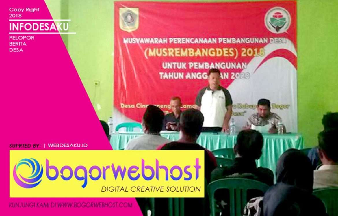 Musrenbangdes, Camat Tenjolaya : Jangan Hanya Fisik, Non Fisik Fisik Juga Harus Dimunculkan