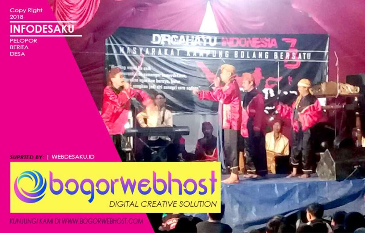 Kemeriahan Malam Kreasi di Kampung Bolang Sambut HUT RI Ke-73