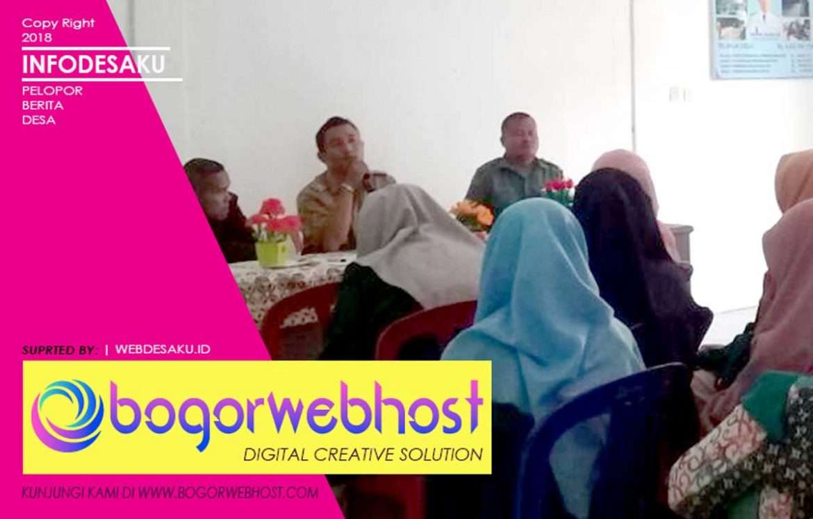 Rapat Minggon Desa Galuga, Tingkatkan Pelayanan dan Persiapan Sambut HUT RI