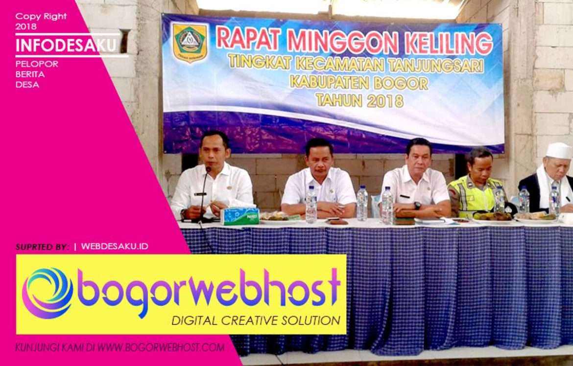 Rapat Minggon Keliling, Camat Tanjungsari Tekankan Kampung Ramah Lingkungan