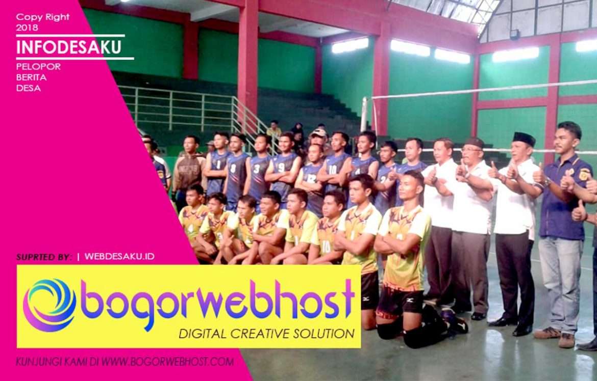 Turnamen Bola Voli di Tanjungsari Sambut HUT RI ke 73