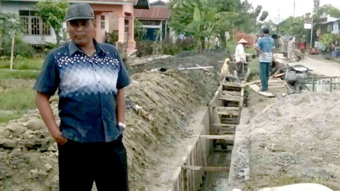 Kades Sugiato Tingkatkan Infrastruktur Pembangunan Desa Bandar Setia