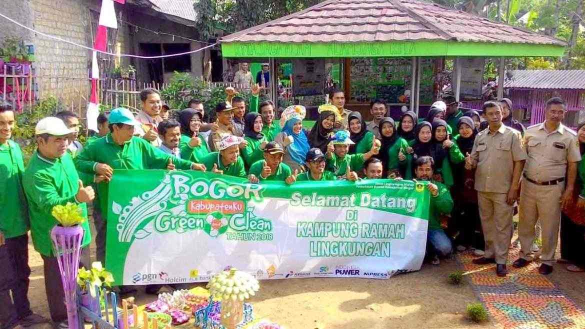 Kampung Ramah Lingkungan Desa Gunung Geulis Berpotensi Menjadi Juara Tingkat Kabupaten Bogor