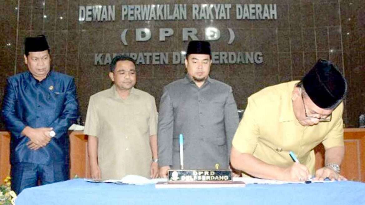 P-APBD Deli Serdang Tahun Anggaran 2018 Disetujui