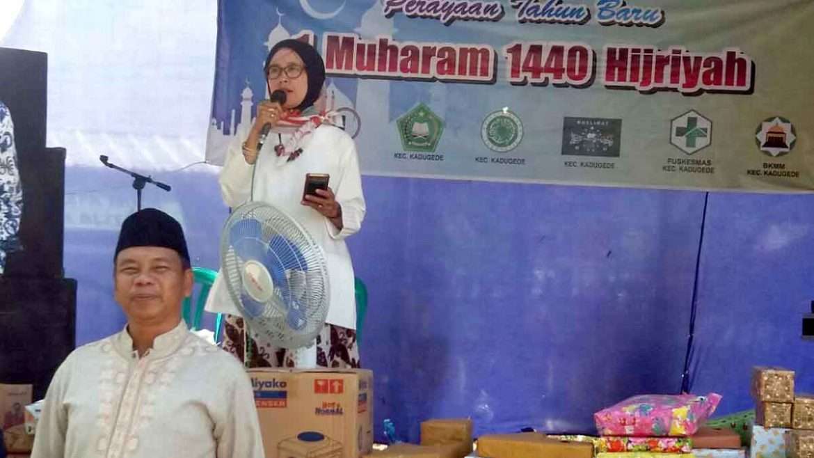 Pawai Ta’aruf Meriahkan Perayaan Tahun Baru Islam di Kecamatan Kadugede