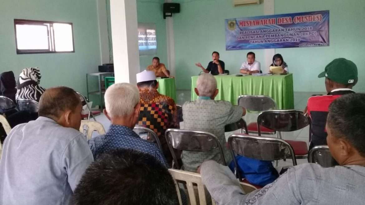 Musdes Desa Tegal Waru Tampung Aspirasi Warga