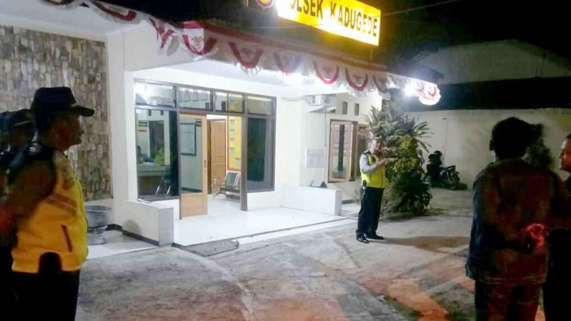 Polsek Kadugede Kuningan Gelar Apel Siaga Cipta Kondisi