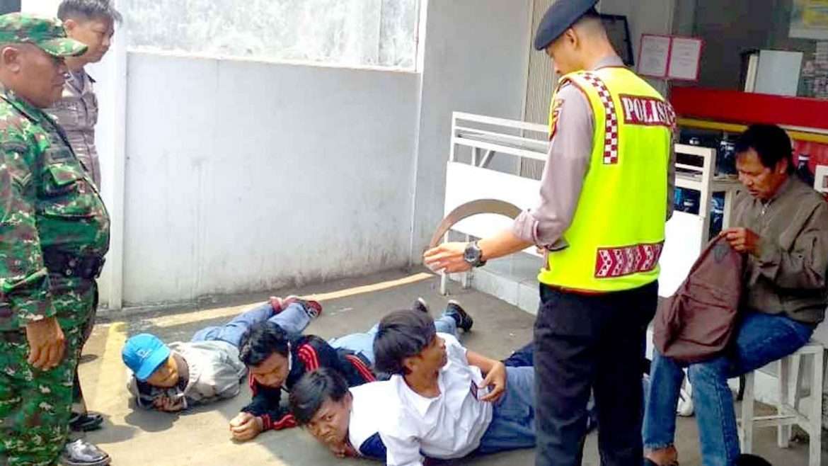 Bawa Sajam, Empat Pelajar Diamankan Polsek Ciomas