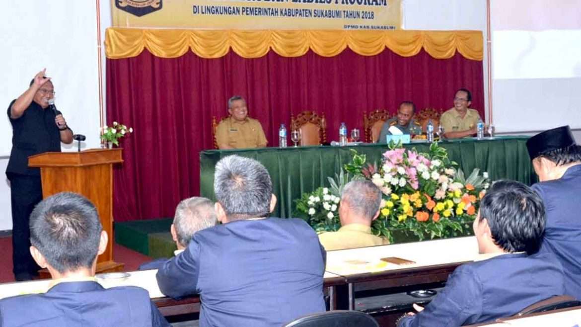 Bupati Sukabumi Berharap Kepala Desa Dapat Mewujudkan Desa Mandiri dan Sejahtera