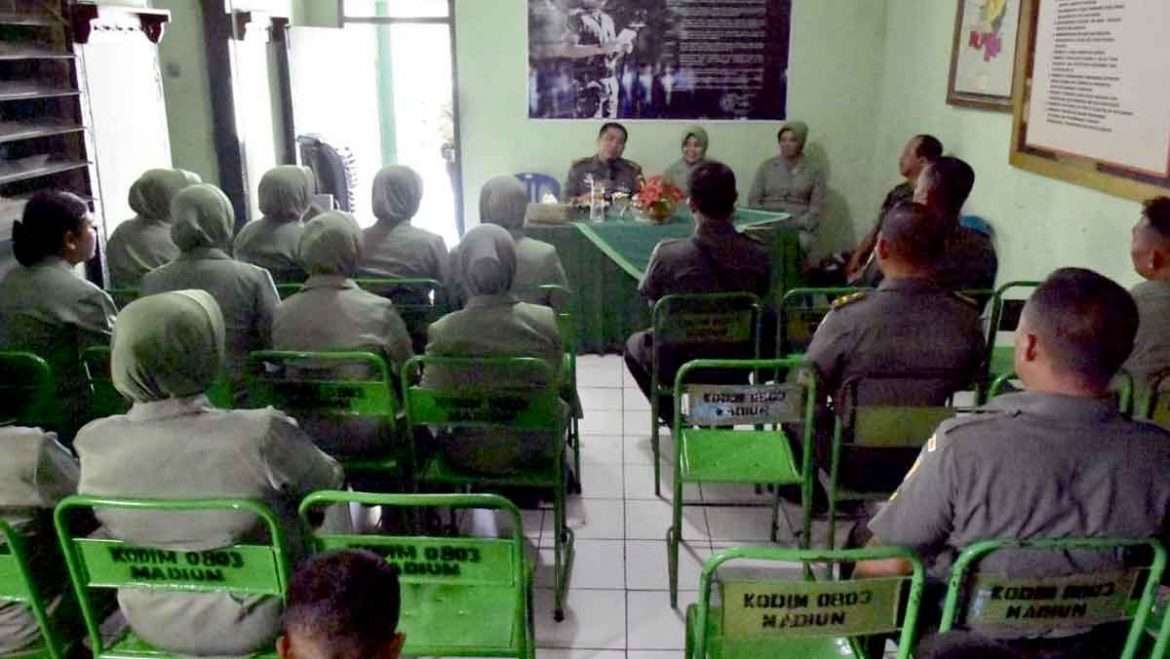 Dandim Madiun Lakukan Kunjungan Kerja ke Jajaran Koramil