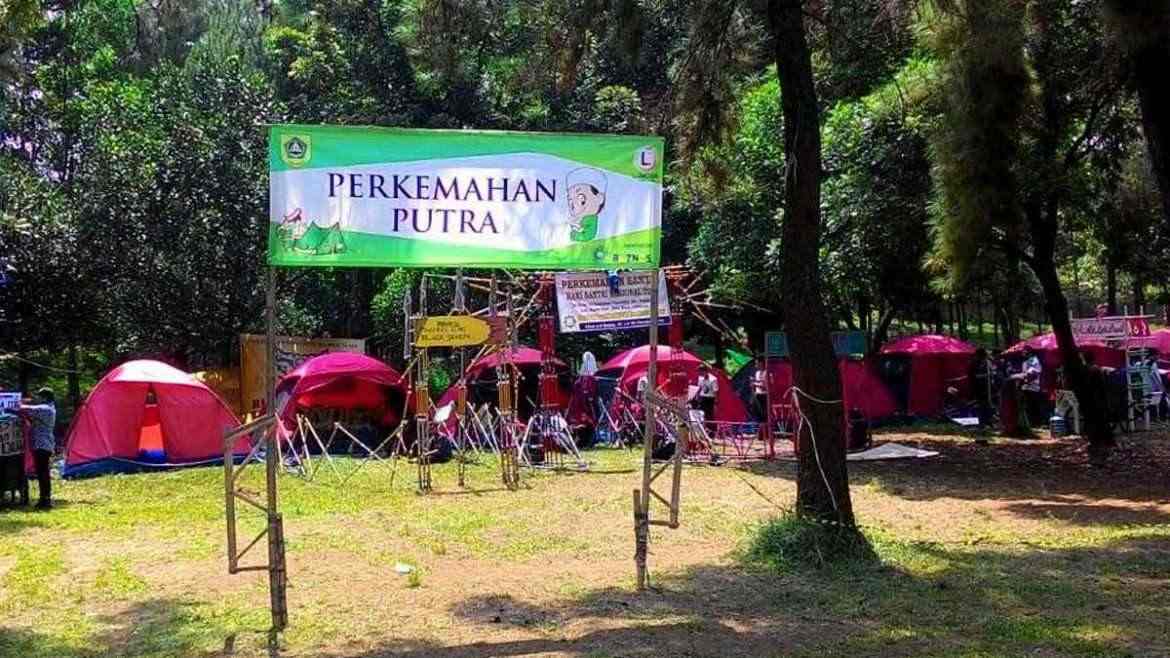 Kemah Santri Warnai Hari Santri Nasional Di Bumi Perkemahan Cimandala