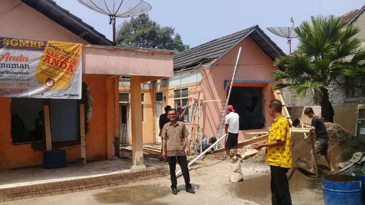 Pemdes Cibodas Optimalkan Banprov 2018 Ronovasi Kantor Desa