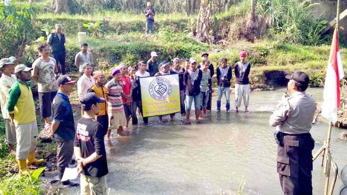 Peringati Hari Kesaktian Pancasila MPG dan GPS Bersihkan Aliran Sepanjang Sungai Cibodas