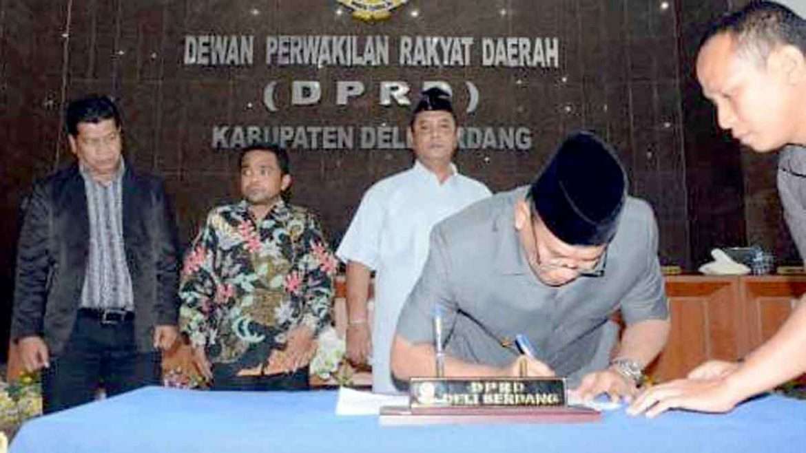 APBD Deli Serdang  Tahun 2019 Sebesar 4 Triliun Disahkan