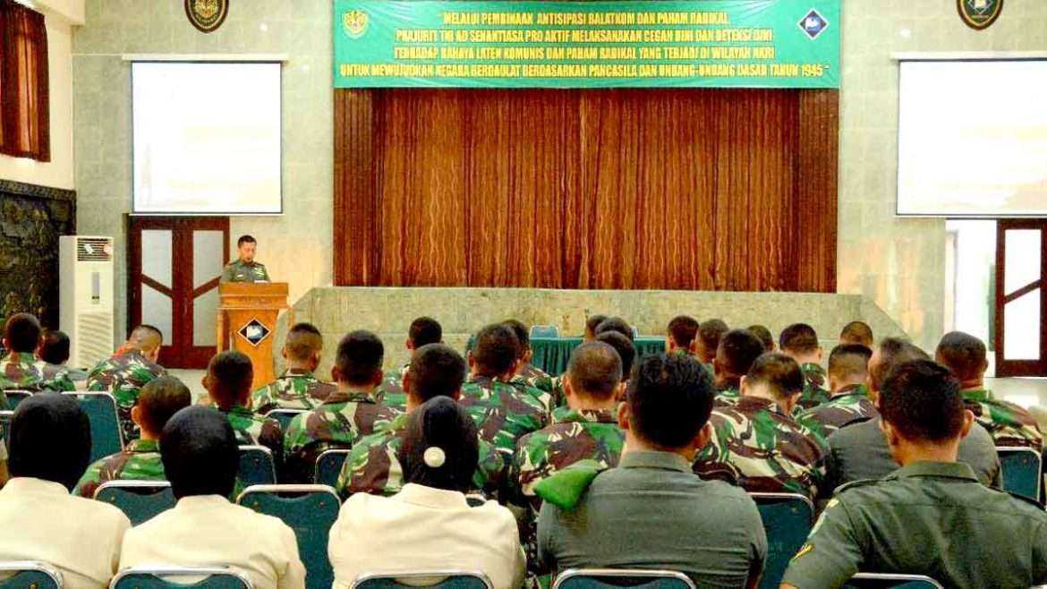 Korem 061/Suryakencana Sosialisasikan Balatkom dan Faham Radikal