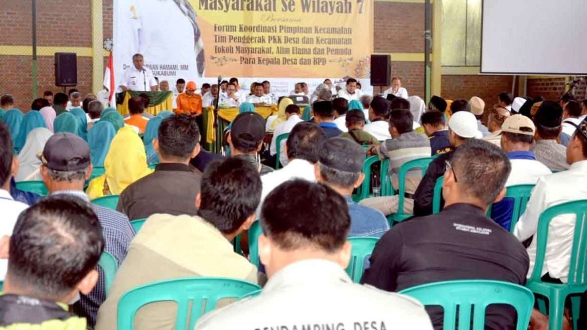 Temu Warga, Bupati Sukabum : Peran Masyarakat Dalam Pengawasan Pembangunan Sangat Penting