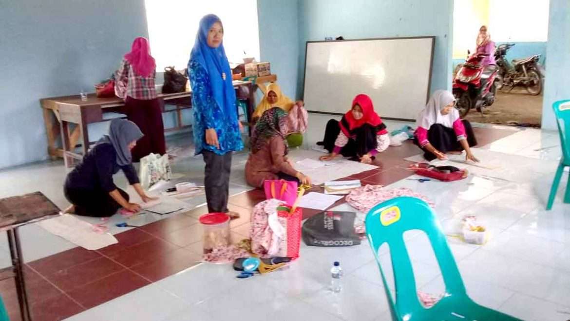 Desa Kelumpang Kampung Gelar Pelatihan Menjahit Bagi Ibu Rumah Tangga